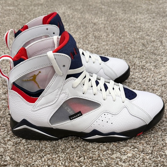 Jordan PSG White and Navy Sneakers - Picture 4 of 9